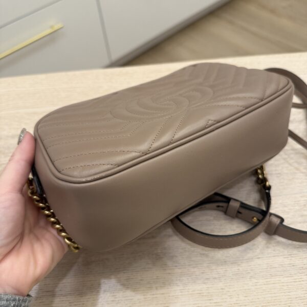 Gucci Matelasse Small GG Marmont Porcelain Rose