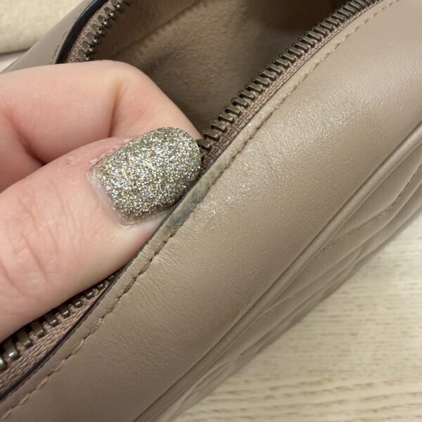 Gucci Matelasse Small GG Marmont Porcelain Rose