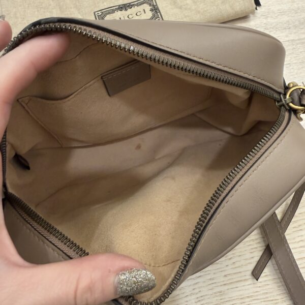 Gucci Matelasse Small GG Marmont Porcelain Rose