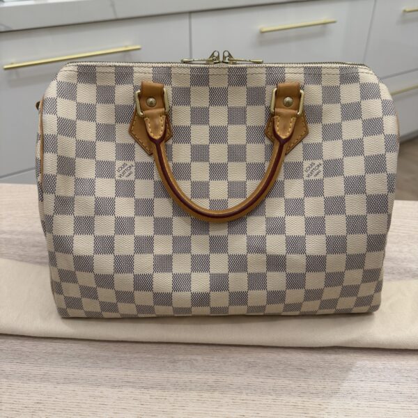 Louis Vuitton Damier Azur Speedy 30 Bandouliere