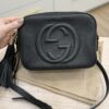 Gucci Calfskin Small Soho Disco Bag Black