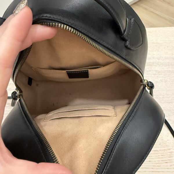 Gucci Calfskin Matelasse GG Marmont Backpack Black