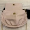 Fendi Leather Fendista Pochette Crossbody Bag