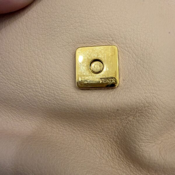 Fendi Leather Fendista Pochette Crossbody Bag