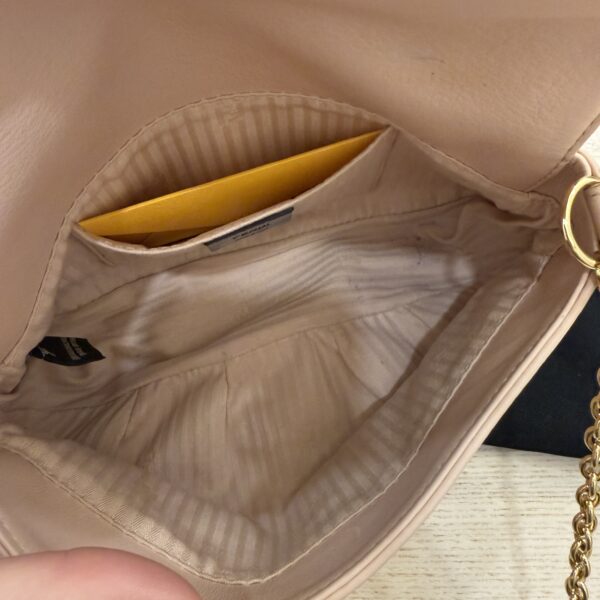 Fendi Leather Fendista Pochette Crossbody Bag