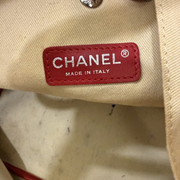 Chanel Le Train Tote Printed Coated Canvas Large