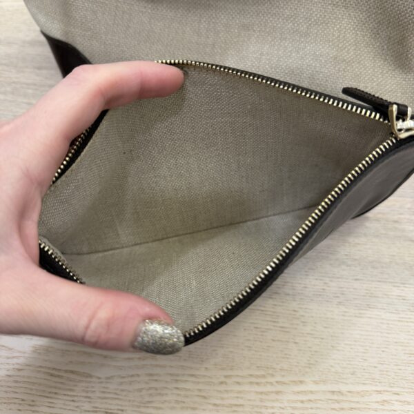 Gucci Brown Canvas And Leather Craft Tote Bag