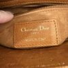 Christian Dior Ostrich Lady Dior Small Caramel Gold Hardware
