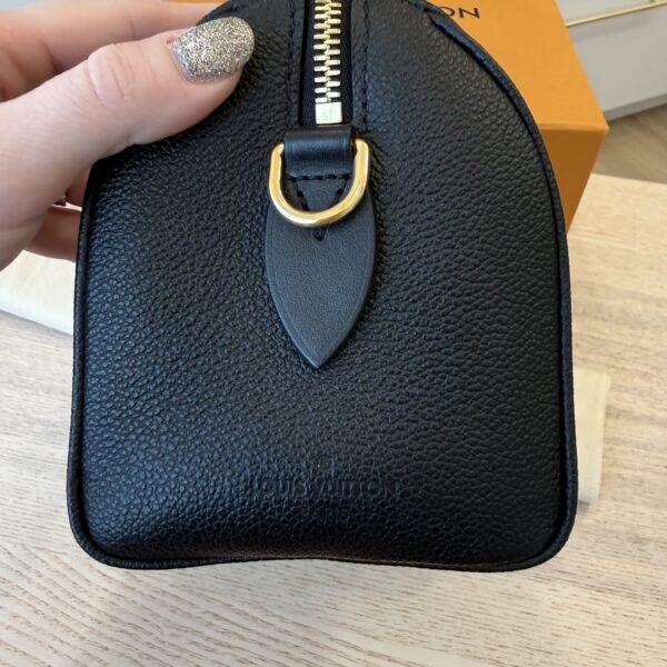 Louis Vuitton Empreinte Monogram Giant Speedy Bandouliere 20 Black