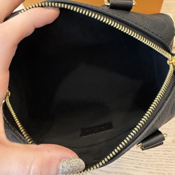 Louis Vuitton Empreinte Monogram Giant Speedy Bandouliere 20 Black