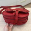 Chloe Calfskin Medium Marcie Round Crossbody Bag Red