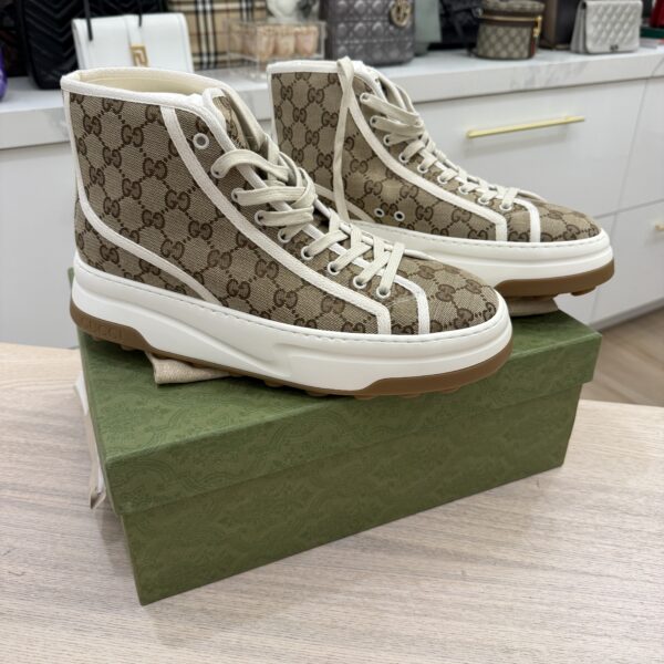 Gucci Canvas Classic GG Mens Sneakers Size 10.5