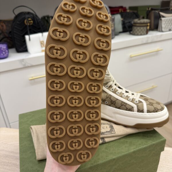 Gucci Canvas Classic GG Mens Sneakers Size 10.5