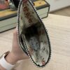 Gucci Leather Crystal Embellishments Boots Women's Size 36 US 6