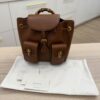 Gucci Calfskin Bamboo Backpack Caramel