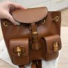 Gucci Calfskin Bamboo Backpack Caramel