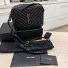 Saint Laurent (YSL) Calfskin Monogram Lou Camera Black Gold Hardware