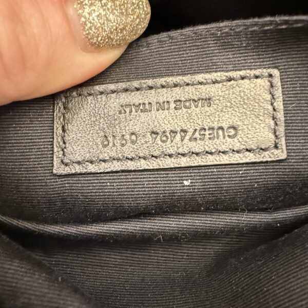 Saint Laurent (YSL) Calfskin Monogram Lou Camera Black Gold Hardware