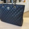 Chanel Caviar Timeless Tote Bag Black Gold Hardware