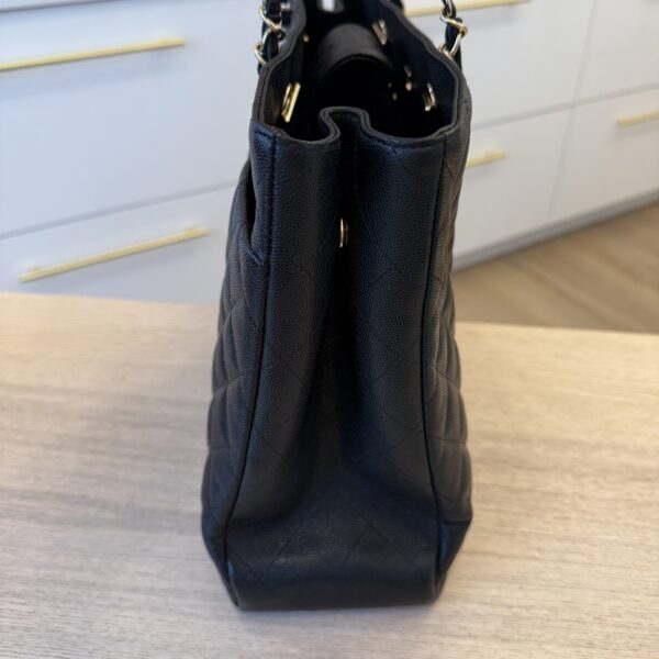 Chanel Caviar Timeless Tote Bag Black Gold Hardware