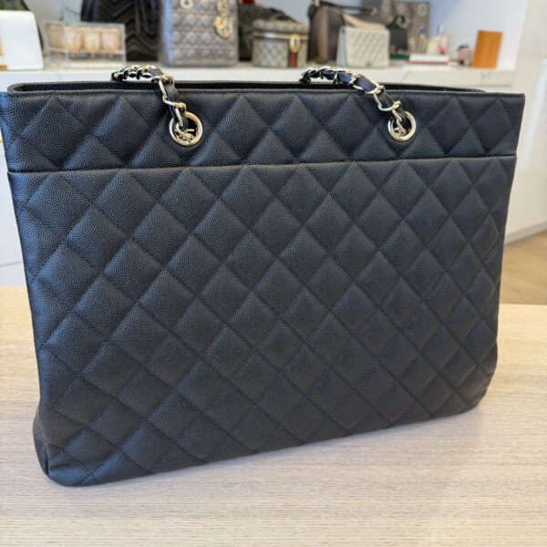 Chanel Caviar Timeless Tote Bag Black Gold Hardware