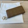 Christian Dior Lady Dior Voyageur Wallet Powder Beige Cannage Lambskin
