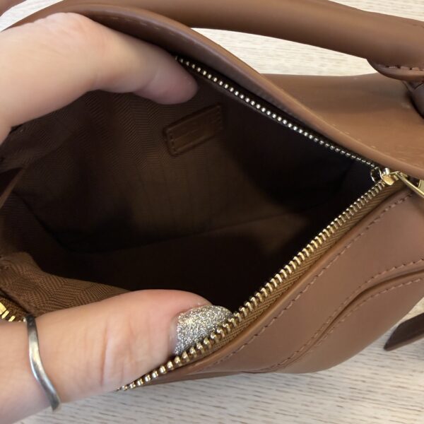 Loewe Leather Puzzle Mini Edge Brown Monochrome