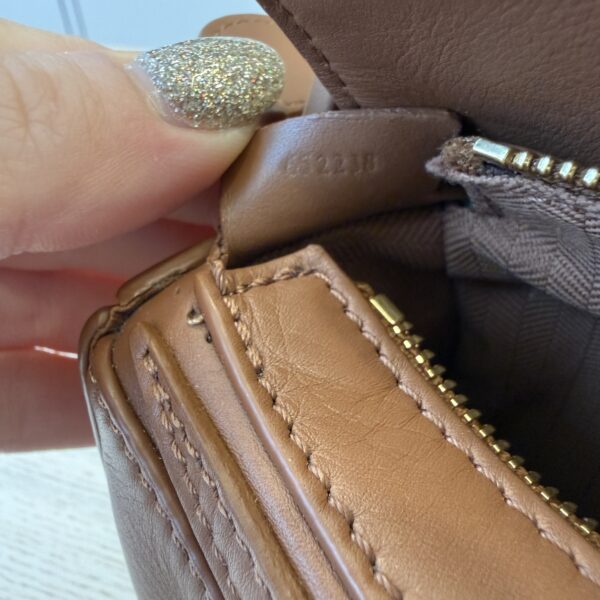 Loewe Leather Puzzle Mini Edge Brown Monochrome