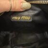 Miu Miu Small Wander Matelassé Nappa Leather Hobo Bag Black