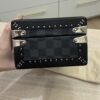 Louis Vuitton Damier Graphite Cufflinks Case Jewelry Case