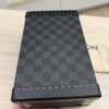 Louis Vuitton Damier Graphite Cufflinks Case Jewelry Case