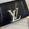 Louis Vuitton Electric Epi Louise Shoulder Bag Leather PM Black