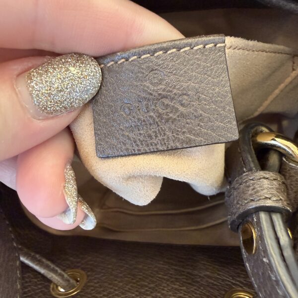 Gucci Ophidia Bucket Bag GG Coated Canvas Small