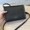 Valentino Black Rockstud Messenger Bag