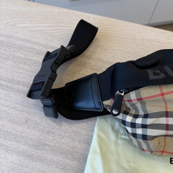 Burberry Haymarket Check Nylon Belt Bag