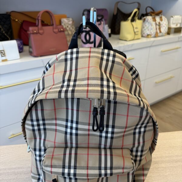 Burberry Vintage Check Jett Backpack Archive Beige
