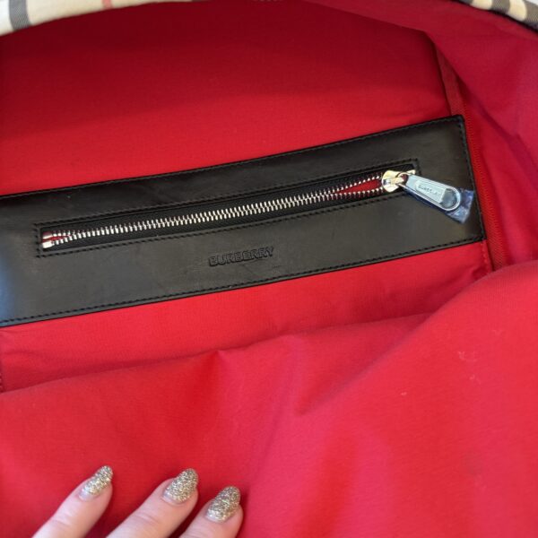 Burberry Vintage Check Jett Backpack Archive Beige