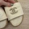 Chanel Pearl and Crystal Size 8 Sandals