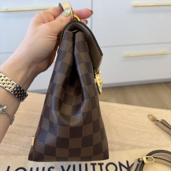 Louis Vuitton Damier Ebene Clapton Backpack Damier and Leather