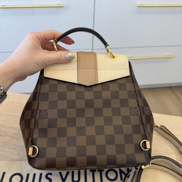 Louis Vuitton Damier Ebene Clapton Backpack Damier and Leather