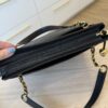 Chanel Caviar Triple CC Shoulder Bag Black 24K Gold Hardware