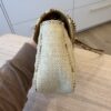Gucci Natural Raffia And Snakeskin GG Marmont Small Matelasse Shoulder Bag