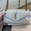 Saint Laurent (YSL) Calypso Shoulder Bag Cream Soft