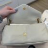Saint Laurent (YSL) Calypso Shoulder Bag Cream Soft