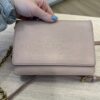 Burberry Embossed Logo Crossbody Wallet on Chain