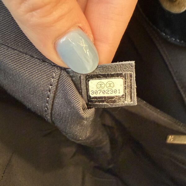 Chanel Aged Calfskin Small Charms Deauville Tote Black