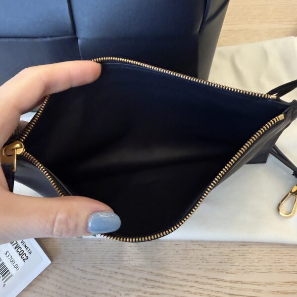 Bottega Veneta Small Arco Intreccio Leather Tote Space and Gold