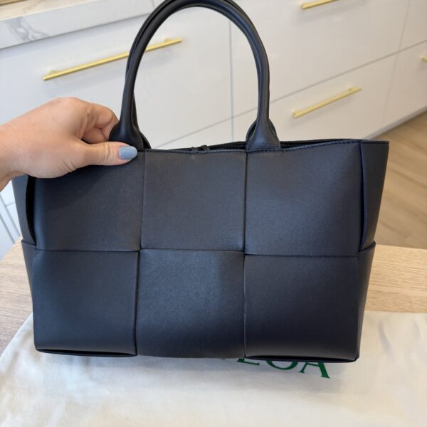 Bottega Veneta Small Arco Intreccio Leather Tote Space and Gold