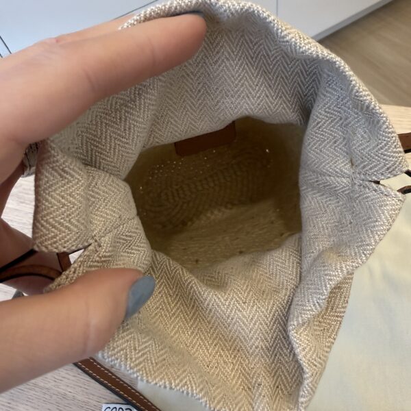 Loewe x Paula’s Ibiza Anagram Straw Pocket Crossbody Bag