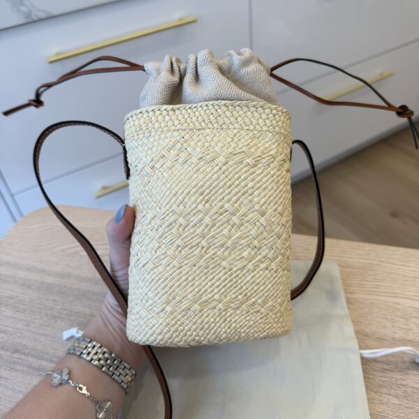 Loewe x Paula’s Ibiza Anagram Straw Pocket Crossbody Bag